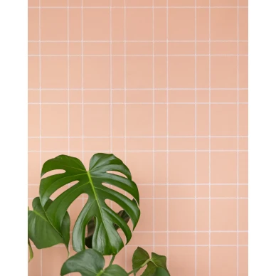 villaruutu ruututapetti aprikoosi image