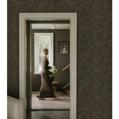 S10495 Simon Charcoal Sandberg Wallpaper interior2 kuva