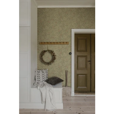 S10496 Simon Garden Green Sandberg Wallpaper interior1 kuva