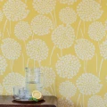 daaliat tapetti keltainen