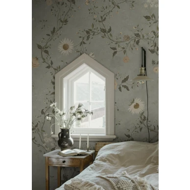 S10515 Inger Light Blue Sandberg Wallpaper interior2 kuva