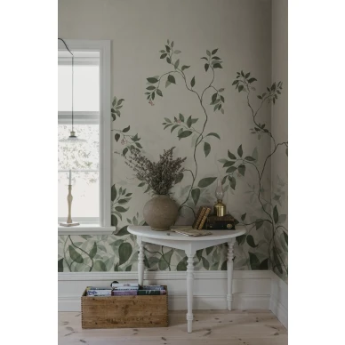 S10518 Josefine Green Sandberg Wallpaper interior3 image