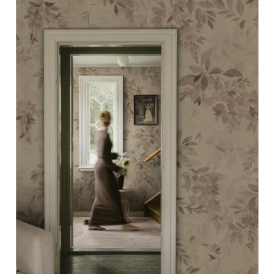 S10565  Lovisa Mural Terracotta Sandberg Wallpaper interior2 kuva