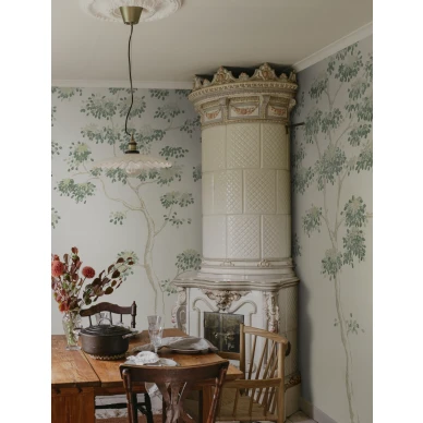 S10525 Wilhelm Green Sandberg Wallpaper interior2 kuva