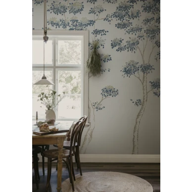 S10526 Wilhelm Blue Sandberg Wallpaper interior2 kuva