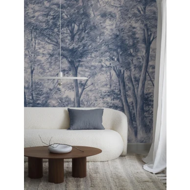 9633W SketchofTrees Roomshot 1 Livingroom kuva