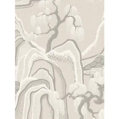 9591W IndigoGardenMural Closeup kuva