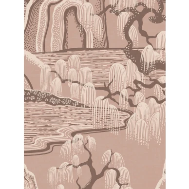 9593W IndigoGardenMural Closeup kuva