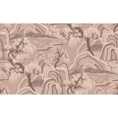 9593W IndigoGardenMural PatternImage kuva