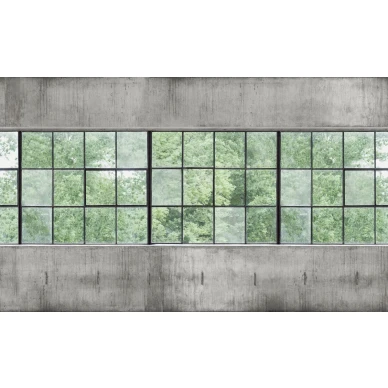 9514W ConcreteWallWindows PatternImage image