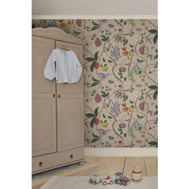 S10581 Tree of Life Mural Pink Sandberg Wallpaper interior2 kuva