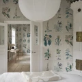S10589 Flora Blue Sandberg Wallpaper interior2