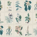 S10589 Flora Blue Sandberg Wallpaper product
