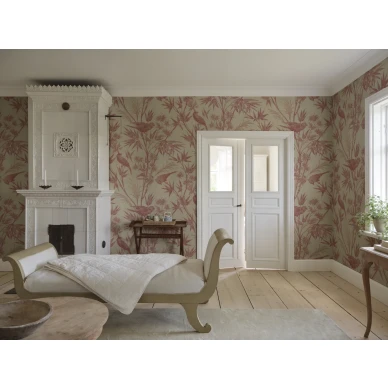 S10604 Celeste Mural Red Sanderg Wallpaper interior2 image