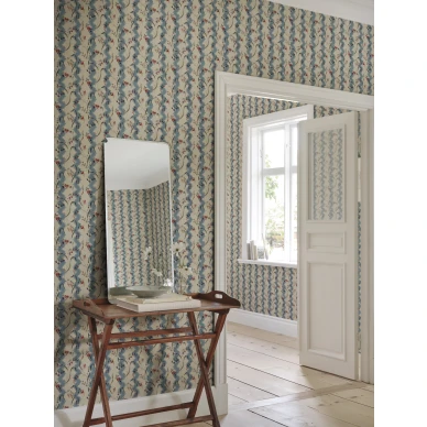 S10612 Beatrice Blue Sandberg Wallpaper interior1 image