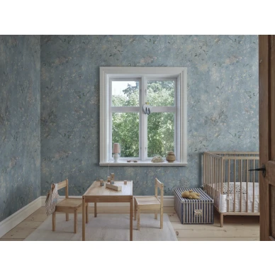 S10603 Juni Light Blue Sandberg Wallpaper interior1 kuva