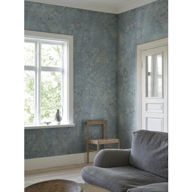 S10603 Juni Light Blue Sandberg Wallpaper interior3 kuva
