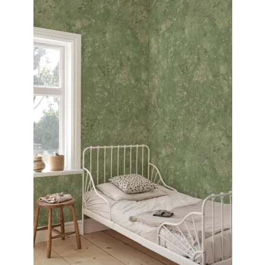 S10605 Juni Green Sandberg Wallpaper interior2 kuva