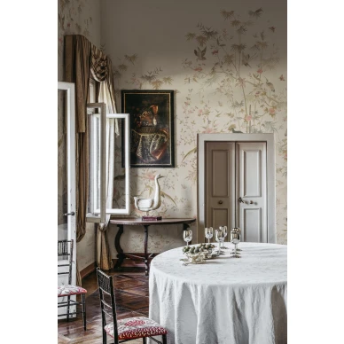 S10415 Chinoiserie Garden Eggshell Sandberg Wallpaper interior2 kuva