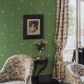 S10449 Butterflies Green Sandberg Wallpaper interior2