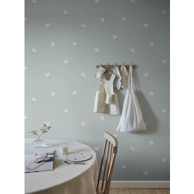 S10624 Frida Light Blue Sandberg Wallpaper interior1 1575x2100 7c567e8c b089 4b05 904c 1d35450cf3b5 image