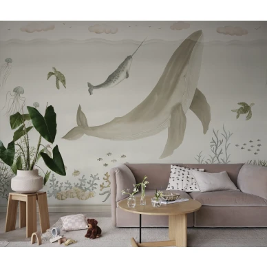 S10758 Sally Beige Sandberg Wallpaper interior1 2100x1779 16157d2b 56a6 4164 bcc5 97deefc7b0ea kuva