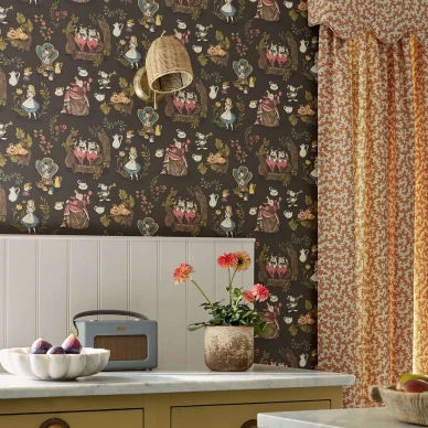 DDIW217285 2 SAW0190 01 SANDERSON Alice In Wonderland WALLPAPER 692b image