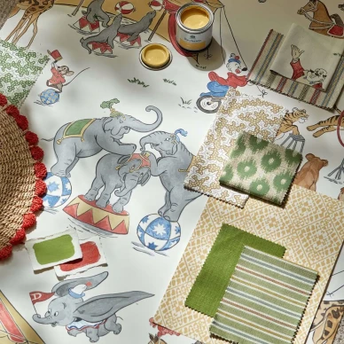DDIW217284 1 SAW0193 01 SANDERSON Dumbo WALLPAPER 02f5 kuva