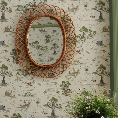 DDIW217291 2 SAW0194 01 SANDERSON Hundred Acre Wood WALLPAPER acf1 image