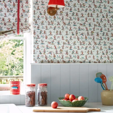 DDIW217262 2 SAW0195 01 SANDERSON Mickey and Minnie WALLPAPER bc90 kuva