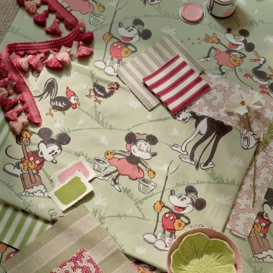 DDIW217266 1 SAW0196 01 SANDERSON Mickey At The Farm WALLPAPER 127a kuva