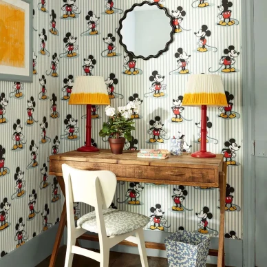 DDIW217271 1 SAW0198 01 SANDERSON Mickey Stripe WALLPAPER 0a37 kuva