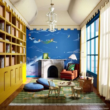 DDIW217293 1 SAW0200 01 SANDERSON Peter Pan WALLPAPER f86b image