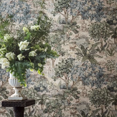 DHIP217490 2 SAW0233 01 SANDERSON The Stumpery WALLPAPER 9b72 kuva