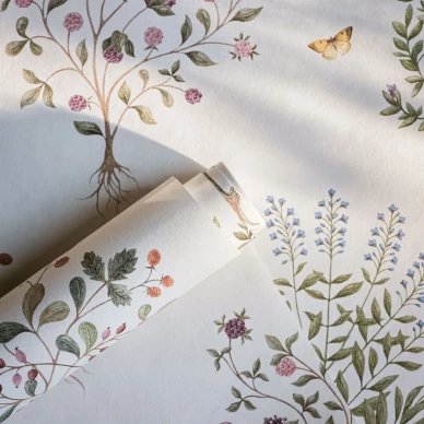 DHIP217508 1 SAW0234 01 SANDERSON Thyme Walk WALLPAPER df6d kuva