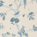 Woodland Chorus Indigo Ecru