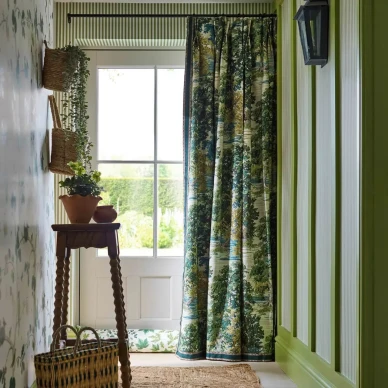 DABW217255 1 SAW0182 04 SANDERSON Pinetum Stripe WALLPAPER 0e51 kuva