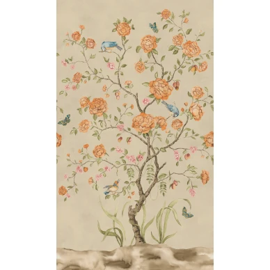R21649 Chinoiserie Botanics Yellow Rebel Walls product kuva