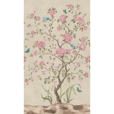 R21650 Chinoiserie Botanica Pink Rebel Walls product kuva