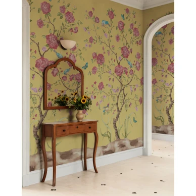 R21651 Chinoiserie Botanica Red Rebel Walls interior1 kuva