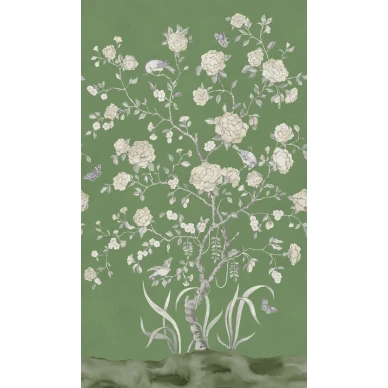 R21652 Chinoiserie Botanica Green Rebel Walls product kuva