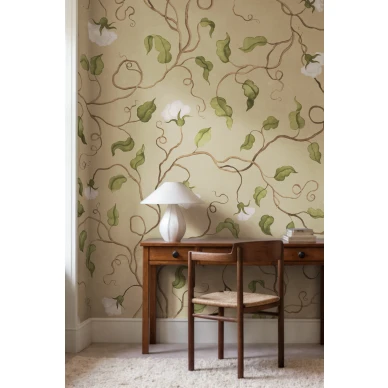 R21667 Soft Vines Beige Rebel Walls interior2 kuva