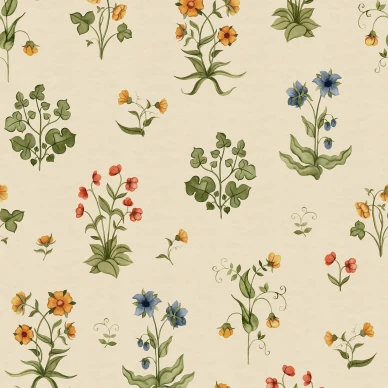 R22058 Timeless Flora Beige Rebel Walls product kopio kuva