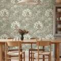 R21674 Flower Tree Light Green Rebel Walls interior2