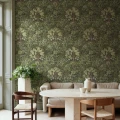 R21675 Flower Tree Green Rebel Walls interior1