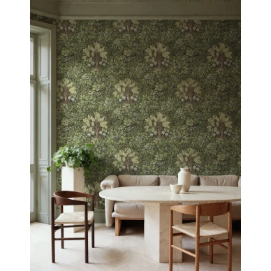 R21675 Flower Tree Green Rebel Walls interior1 kuva