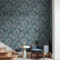 R21676 Flower Tree Blue Rebel Walls interior1
