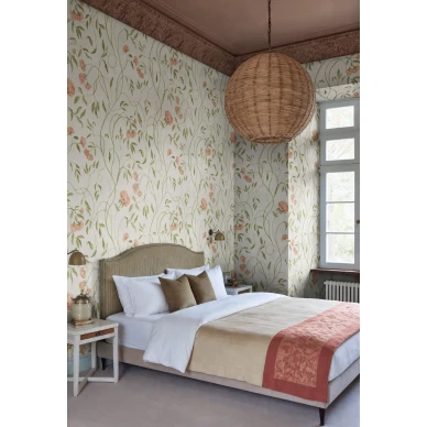 R22062 Peony Bloom Pink Rebel Walls interior1 image