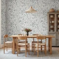 R22063 Peony Bloom Blue Rebel Walls interior1