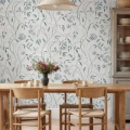 R22063 Peony Bloom Blue Rebel Walls interior2